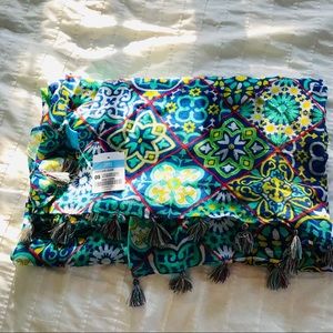 NWT J McLaughlin Scarf Neo Moroccan Tile print OS